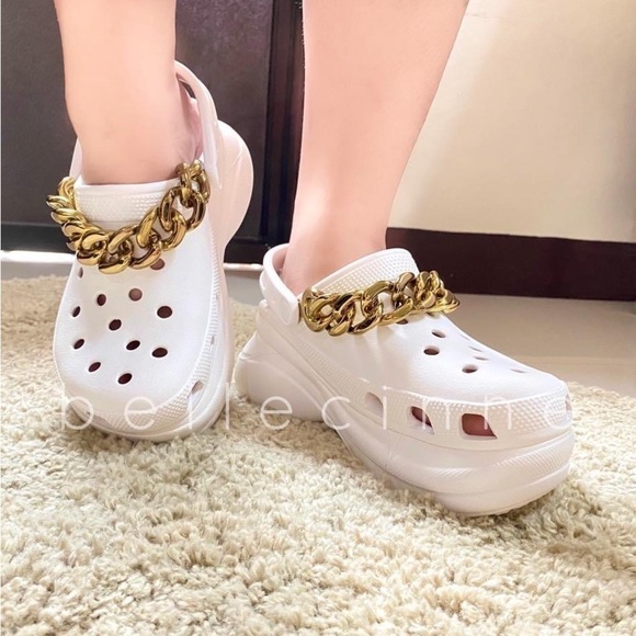 MACKIN J Shoes - MACKINJ Crocs Women's Classic Bae Embellished